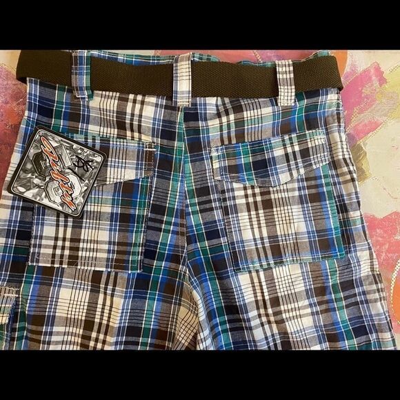 đFiftyâBoysâadjustable CasualâplaidâshortâSize:12 - Picture 4 of 10